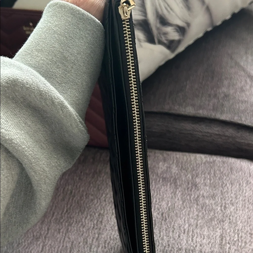 Kate Spade Black Quilted Pouch